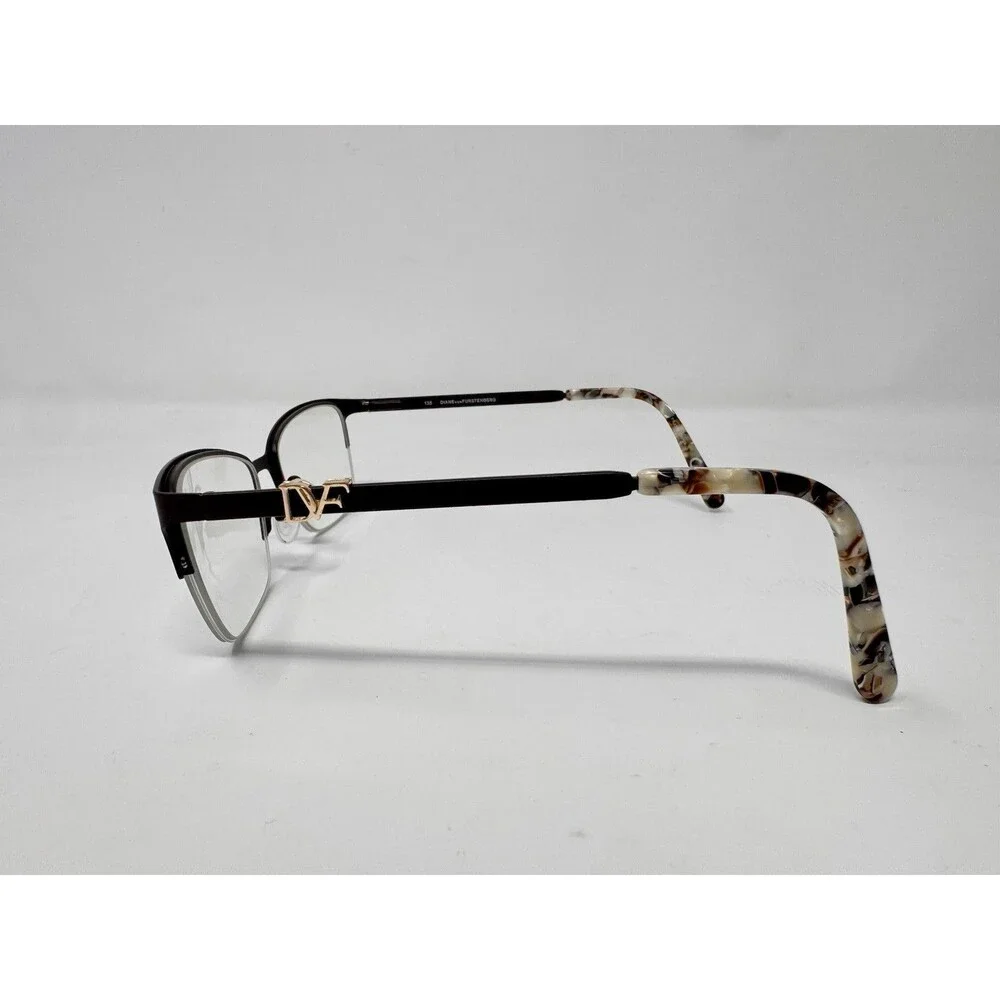 Diane von Furstenberg DVF8056 Eyeglass Frames Only Brown Gold 210 52-17-135